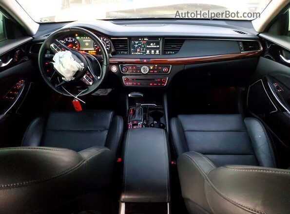 KNALC4J13J5099790 2018 KIA CADENZA Белый Вид панели приборов