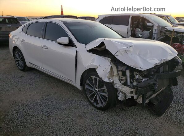 KNALC4J13J5099790 2018 KIA CADENZA Белый Передняя правая четверть