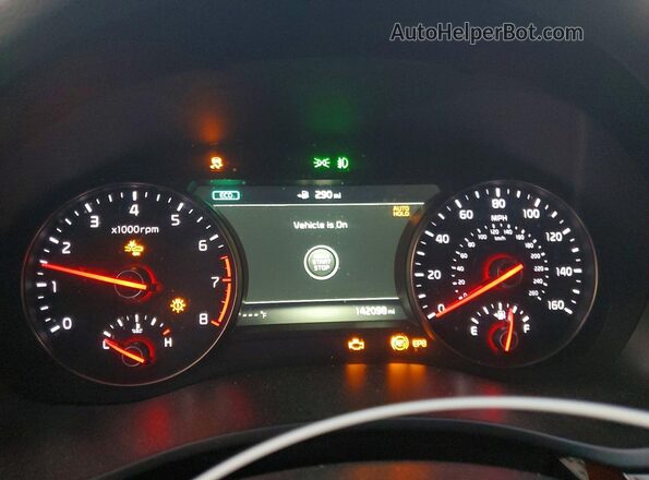 KNALC4J13J5099790 2018 KIA CADENZA Белый Вид щитка приборов