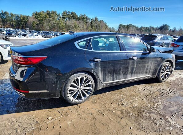 KNALC4J18K5166790 2019 KIA CADENZA Черный Задняя правая четверть