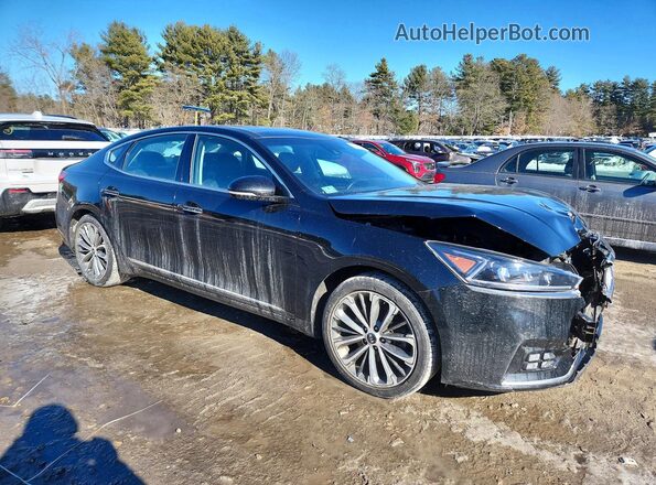 KNALC4J18K5166790 2019 KIA CADENZA Черный Передняя правая четверть