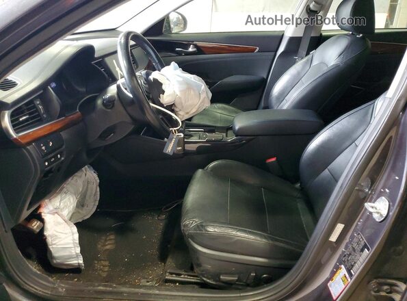 KNALC4J1XH5091227 2017 KIA CADENZA Угольный Вид салона спереди