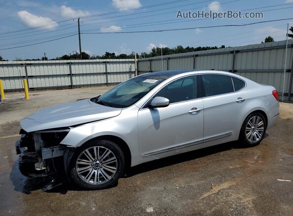 KNALN4D71G5213577 2016 KIA CADENZA Серебряный Передняя левая четверть