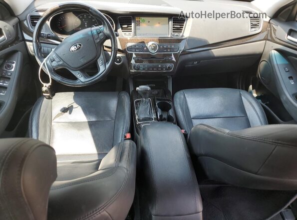 KNALN4D71G5213577 2016 KIA CADENZA Серебряный Вид панели приборов