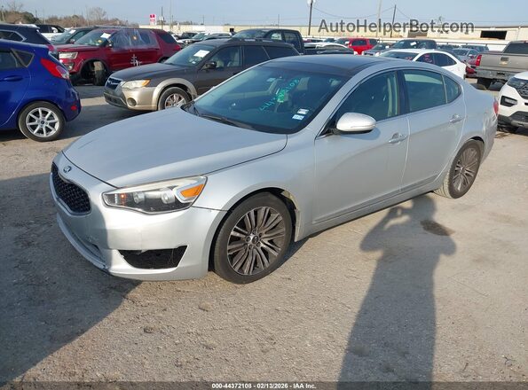 KNALN4D74G5217817 2016 KIA CADENZA Серебряный Передняя левая четверть