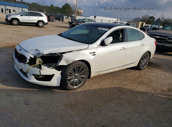 KNALN4D76G5209511 2016 KIA CADENZA Белый Передняя левая четверть