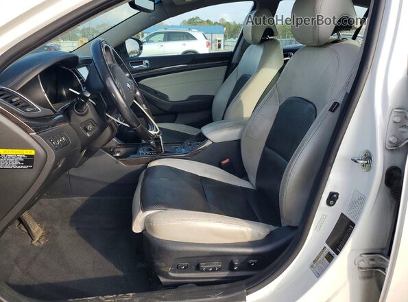 KNALN4D76G5209511 2016 KIA CADENZA Белый Вид салона спереди