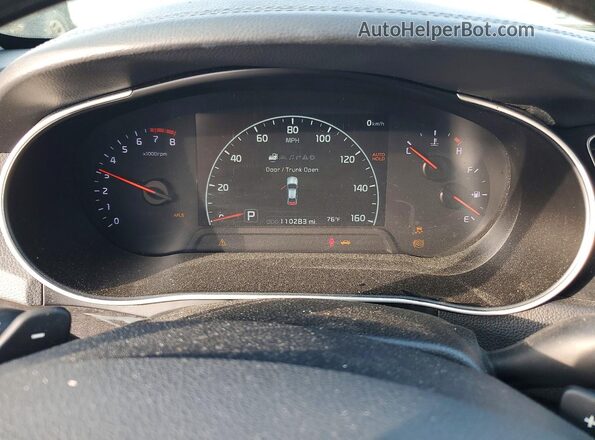 KNALN4D76G5209511 2016 KIA CADENZA Белый Вид щитка приборов