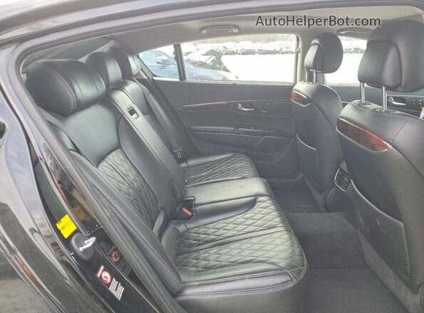 KNALW4D45H6036546 2017 KIA K900 Черный Вид задних сидений