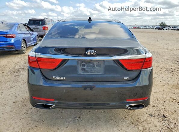 KNALW4D47G6028592 2016 KIA K900 Black Widok z tyłu