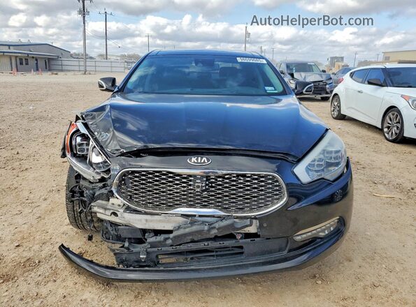 KNALW4D47G6028592 2016 KIA K900 Black Widok z przodu