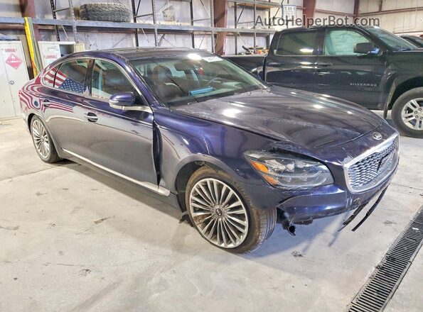 KNAS34J69K6008007 2019 KIA K900 Blue Przód prawy