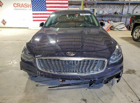KNAS34J69K6008007 2019 KIA K900 Blue Widok z przodu