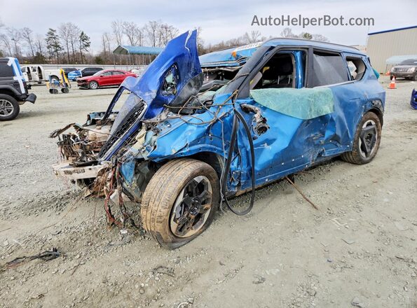 KNDADFS57R6027078 2024 KIA EV9 Синий Передняя левая четверть