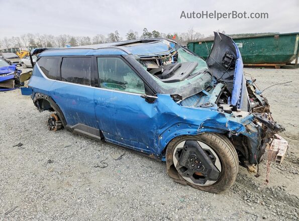 KNDADFS57R6027078 2024 KIA EV9 Синий Передняя правая четверть