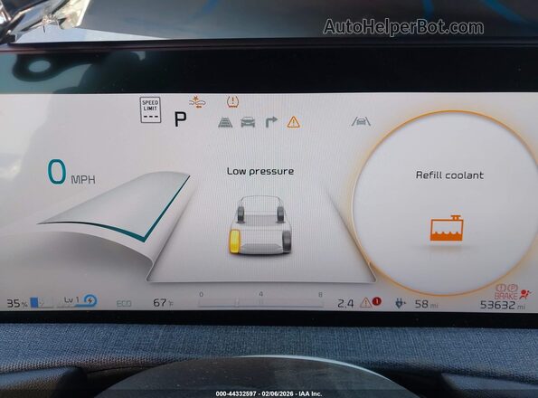 KNDC34LB6R5203323 2024 KIA EV6 Черный Вид задних сидений