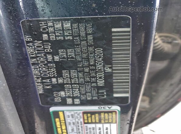 KNDC3DLC6N5045200 2022 KIA EV6 Серый Вид подкапотного пространства