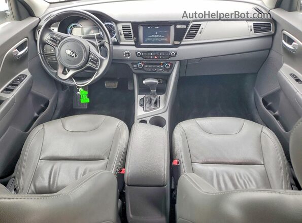 KNDCB3LC1H5085055 2017 KIA NIRO Белый Вид панели приборов