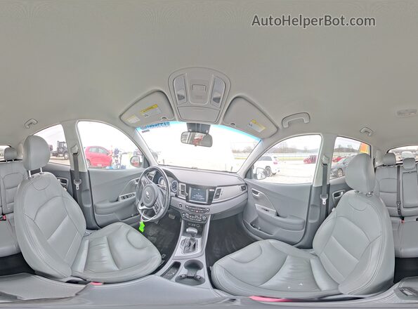 KNDCB3LC1H5085055 2017 KIA NIRO Белый Панорамный вид салона 360°