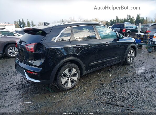KNDCB3LC2H5073979 2017 KIA NIRO Черный Задняя правая четверть