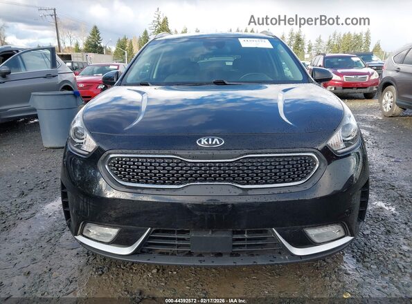 KNDCB3LC2H5073979 2017 KIA NIRO Черный Вид задней части салона