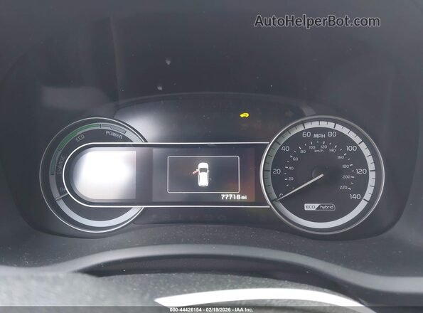 KNDCB3LC3K5246125 2019 KIA NIRO Белый Вид задних сидений