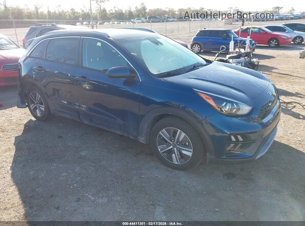 KNDCB3LC3M5475732 2021 KIA NIRO Blue Առջևի աջ