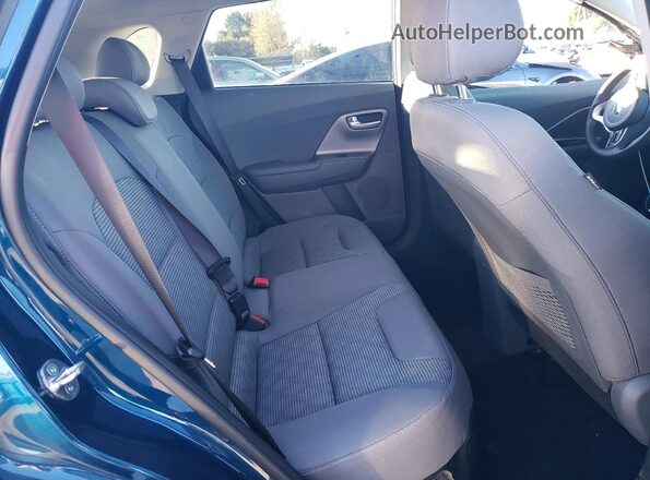 KNDCB3LC3M5487363 2021 KIA NIRO Teal Vista interior trasera