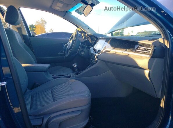 KNDCB3LC3M5487363 2021 KIA NIRO Teal Vista interior delantera