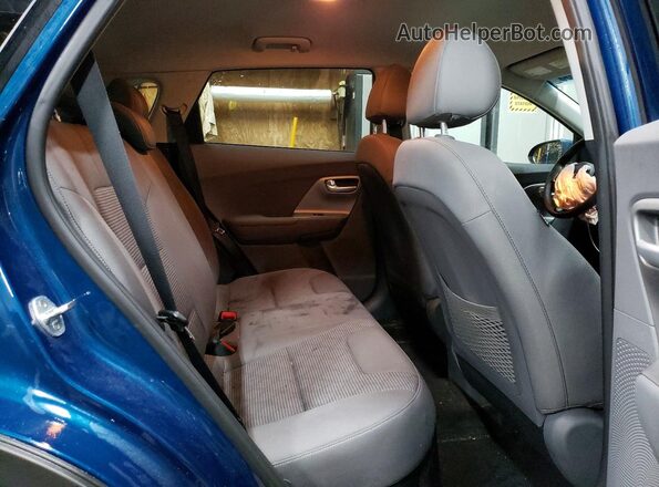 KNDCB3LC5M5471617 2021 KIA NIRO Blue Widok wnętrza z tyłu