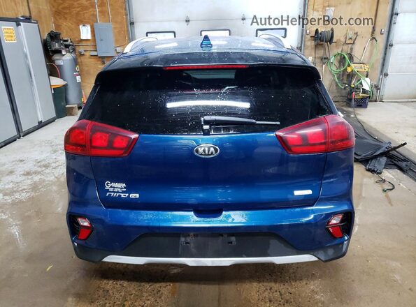 KNDCB3LC5M5471617 2021 KIA NIRO Blue Widok z tyłu