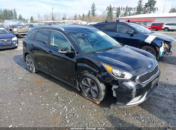 KNDCC3LC0K5342145 2019 KIA NIRO Black Przód prawy