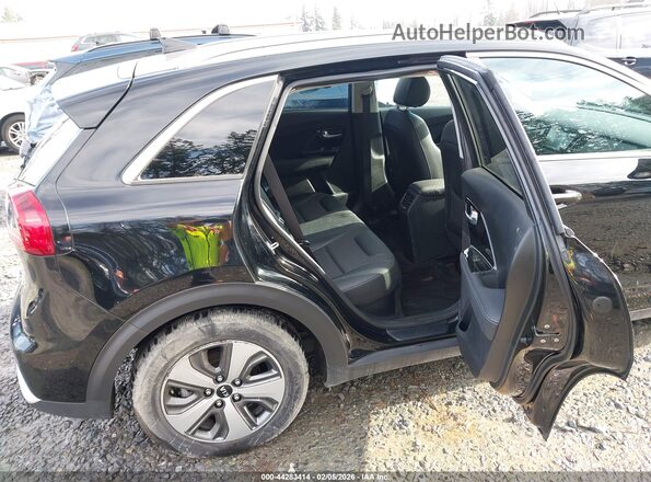 KNDCC3LC0K5342145 2019 KIA NIRO Black Widok naklejki z numerem VIN