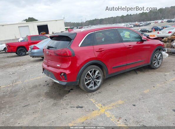 KNDCC3LC2L5424069 2020 KIA NIRO Красный Задняя правая четверть