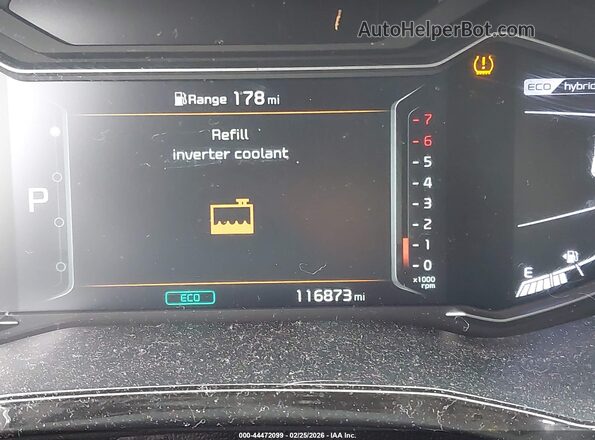 KNDCC3LC2L5424069 2020 KIA NIRO Красный 
