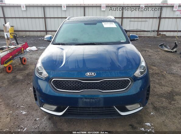 KNDCC3LC7H5103619 2017 KIA NIRO Синий Вид задней части салона