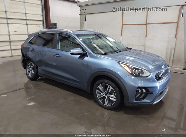 KNDCC3LD2N5534289 2022 KIA NIRO PLUG-IN HYBRID Синий Передняя правая четверть