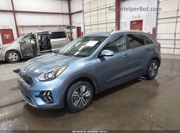 KNDCC3LD2N5534289 2022 KIA NIRO PLUG-IN HYBRID Синий Передняя левая четверть