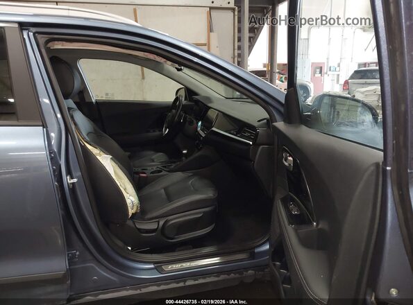 KNDCC3LD2N5534289 2022 KIA NIRO PLUG-IN HYBRID Синий Вид салона спереди