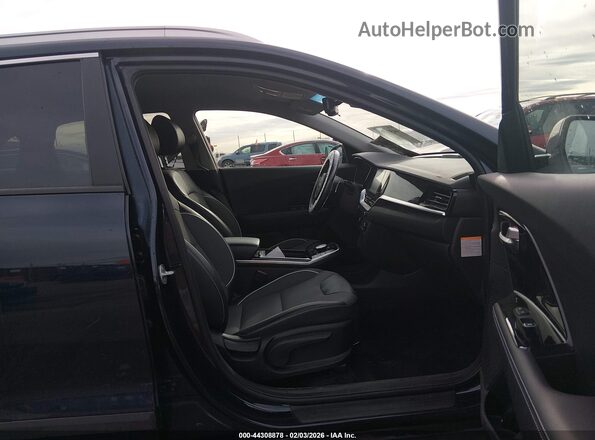 KNDCC3LG0L5074458 2020 KIA NIRO EV Blue Widok wnętrza z przodu