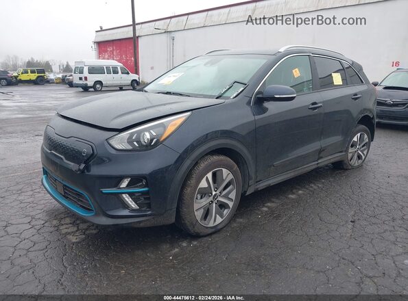 KNDCC3LG2N5149101 2022 KIA NIRO EV Gray Vista tres cuartos delantera izquierda