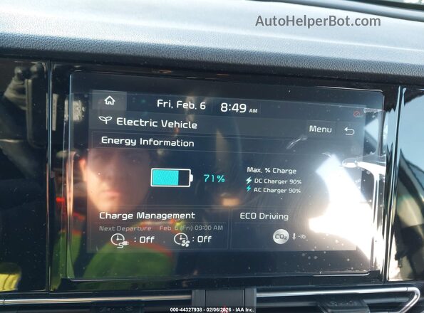 KNDCC3LG9L5062468 2020 KIA NIRO EV Черный 