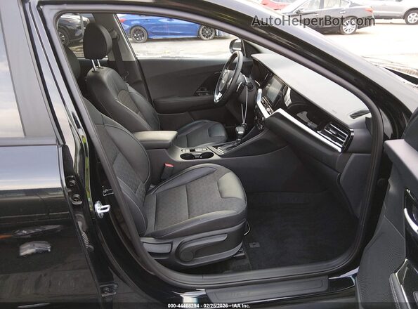 KNDCD3LD8N5547870 2022 KIA NIRO PLUG-IN HYBRID Black წინა სალონის ხედი
