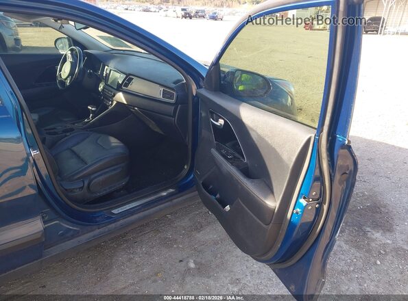 KNDCE3LC2K5237469 2019 KIA NIRO Синий Вид салона спереди