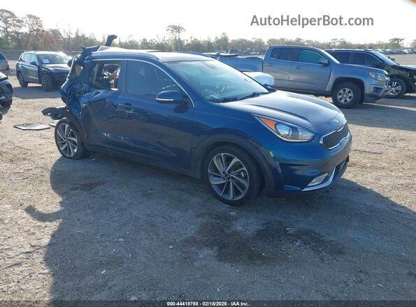 KNDCE3LC2K5237469 2019 KIA NIRO Синий Передняя правая четверть