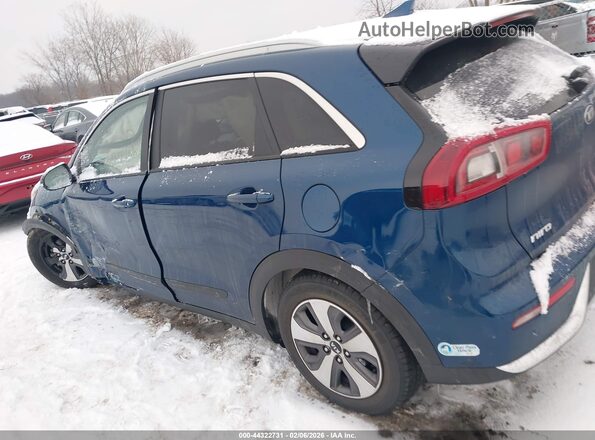 KNDCE3LC2K5322179 2019 KIA NIRO Синий Панорамный вид салона 360°