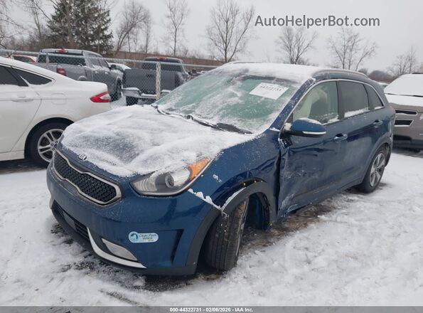 KNDCE3LC2K5322179 2019 KIA NIRO Синий Передняя левая четверть