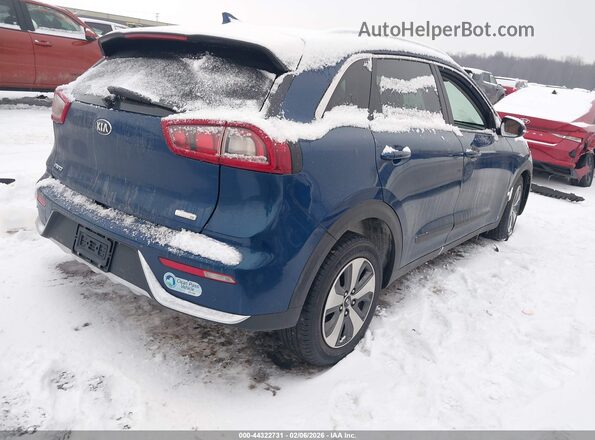 KNDCE3LC2K5322179 2019 KIA NIRO Синий Задняя правая четверть