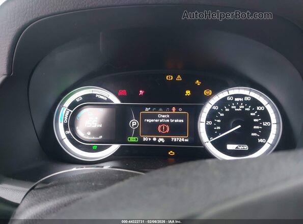 KNDCE3LC2K5322179 2019 KIA NIRO Синий Вид задних сидений