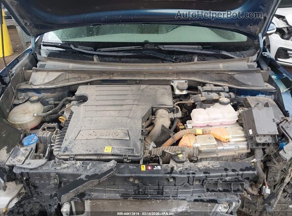 KNDCE3LC5M5465212 2021 KIA NIRO Синий Вид сзади